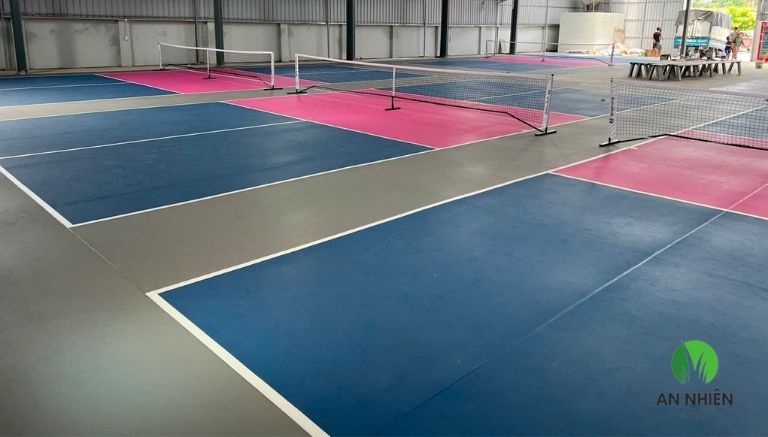 Thi công thảm sân Pickleball trọn gói chuẩn quốc tế